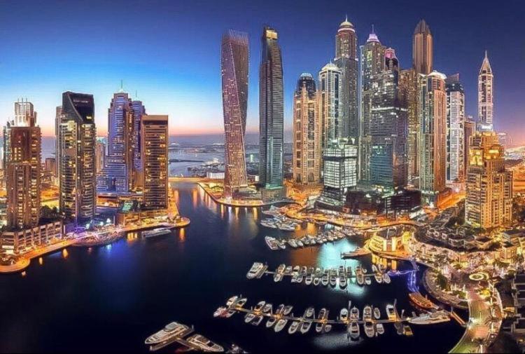 Ferienwohnung Marina Diamond 2 Dubai Exterior foto